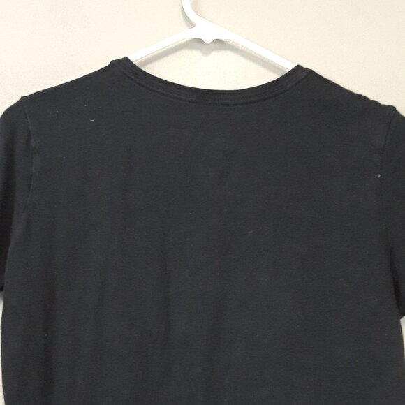 NIKE Slim Fit Black Graphic Short Sleeve T-shirt - Picture 8 of 9